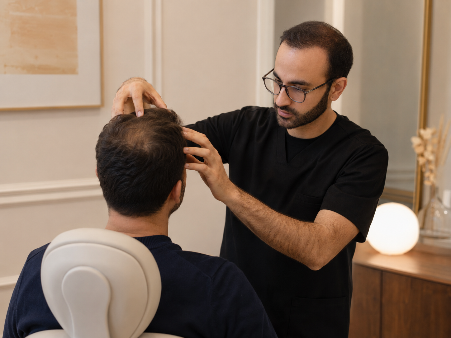 résultats LED visage peau lumineuse apaisée qualité de peau