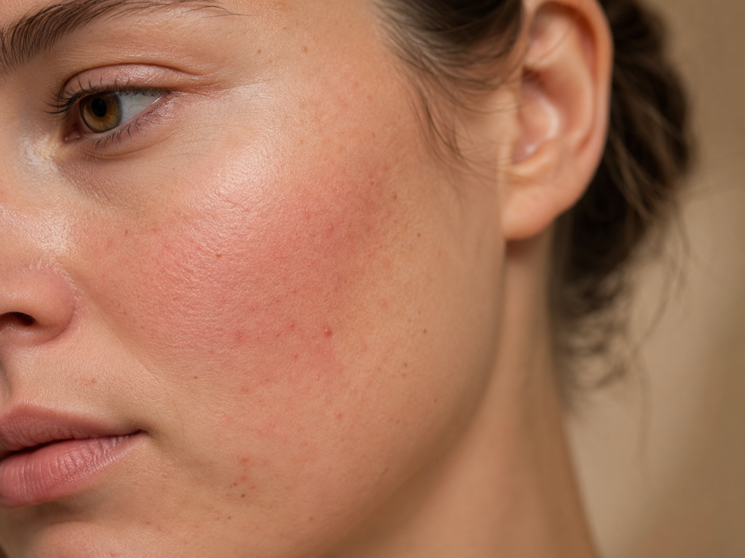  LED visage acné rougeurs inflammation peau<br />
